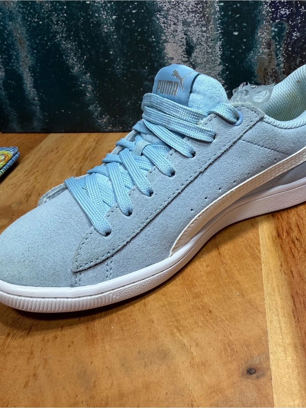 PUMA Minimalist Vikky V3 Suede Sneakers Nitro Blue Women’s Size 6.5